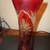 Vintage Burgundy Vase & Decanter. 10 thumbnail