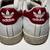 Adidas white leather & red stripes shoes mens size 7 / womens 8.5 4 thumbnail