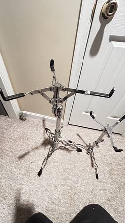 Two Used Drum Snare Stands 1