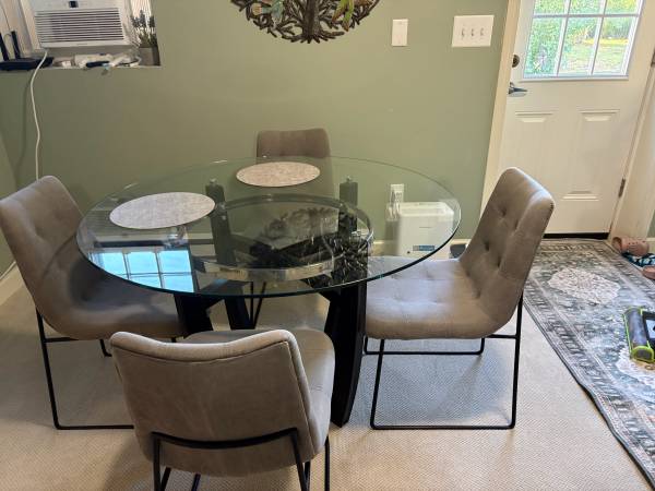 Dining table and chairs 1