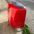 mid century modern style TV Television atomic red 4 thumbnail