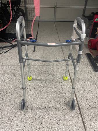 Lightweight Foldable Walker with Wheels - Like New 1