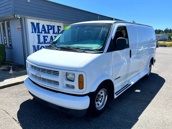 1998 Chevy Express 3/4 ton Cargo Van - Only 122K Miles! 5.7L Vortec V8 1