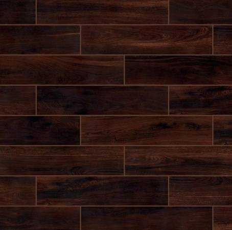 Case of Beautiful Wood Cherry 8" x 36" Porcelain Floor and Wall Tile 1