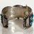 VTG Navajo Signed Sterling Turquoise Watch Cuff 104.3 Grams 8 thumbnail