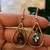 Sterling Silver Drop Earrings with beautiful Design and Mother  Pearl 2 thumbnail