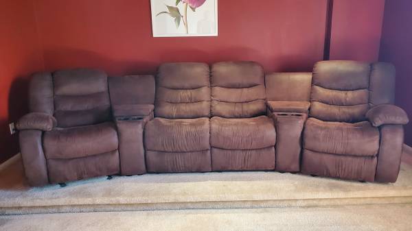 Reclining Sectional Couch 1
