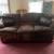 Brown micro suede sofa - excellent condition 2 thumbnail