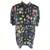 CAbi Sabine Watercolor Short Sleeve Blouse Size Medium # 3143 1 thumbnail