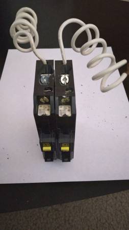 Square D GFCI breakers 20-amp QO used. 1