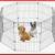 DOG/PUP PLAYPEN Collapsible Metal 8-panels 25"x30" 1 thumbnail