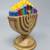 Like NEW Vtg 80/90s Hanukkah Menorah Colorful Molded Shape Candle 3 thumbnail