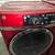 Like New - GE MEGA CAPACITY Steam Front Load Washer Gas Dryer in Red 6 thumbnail