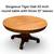 Arts & Craft Antique Oak Extension Round Dining Table  54"  GORGEOUS! 4 thumbnail