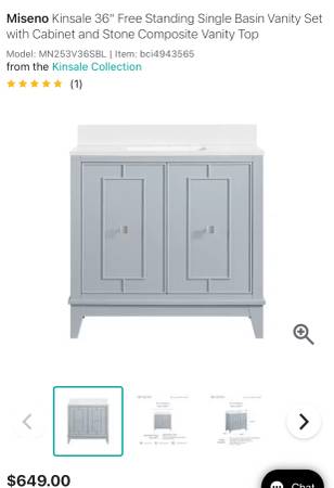 36” bathroom vanity 1