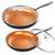 New Michelangelo Copper Non-Stick Fry pan Set with Lids, 8" and 10" 1 thumbnail