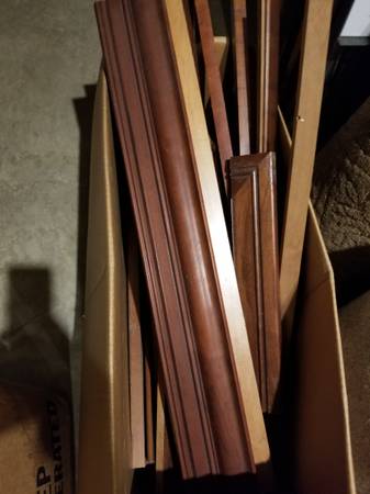 Miscellaneous cherry trim and crown molding 1