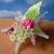 Frosted Glass Horizontal Lily Shape Bud Vase 2 thumbnail