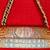 JALDA FAUX-CROC EMBOSSED HANDBAG W GOLD CHAIN, ORANGE 3 thumbnail