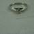 Solitaire Diamond Platinaire Engagement Ring size 7.5 AGW 1/12 6 thumbnail