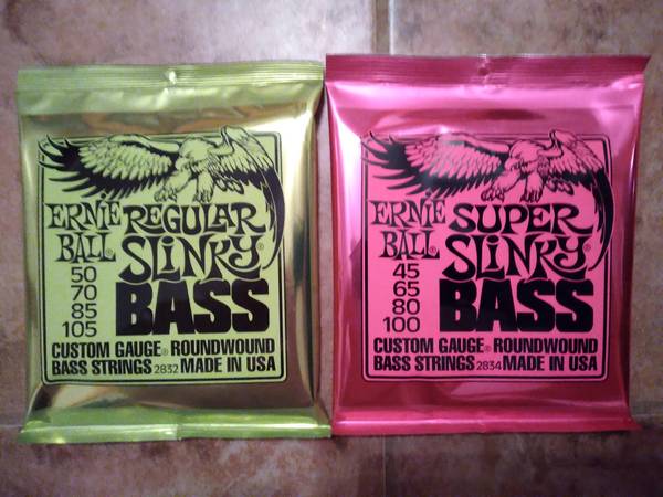 NOS Ernie Ball Regular or Super Bass Strings 1