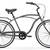 sixthreezero Around the Block Beach Cruiser - 26” 3 speed - Matte Grey 4 thumbnail
