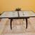 Italian dining room set, extendable square table 4 double-cover chairs 3 thumbnail