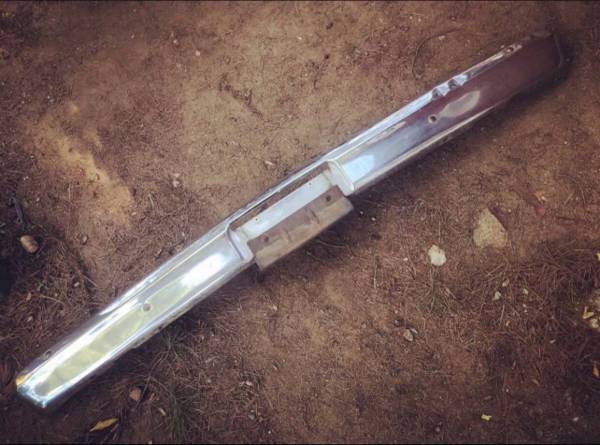 1971 - 1977 Chevy Van Front Bumper w/ bumper brackets 1