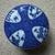 Blue and White Round Porcelain Trinket Box by Asahi Japan 17 thumbnail