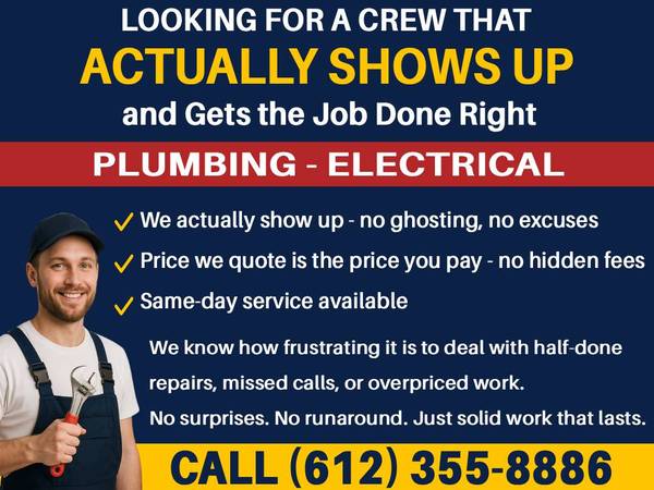 ✅Plumber & Electrician - Affordable Rates - Quality Results✅ 1