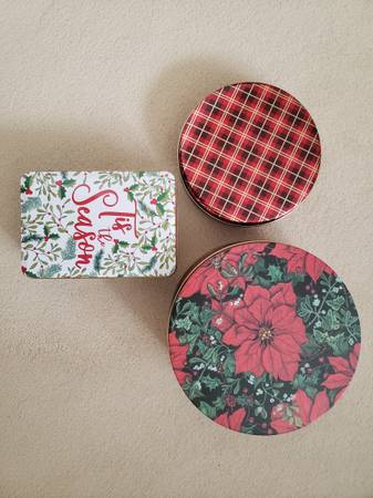 Four Tin Containers 1