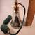 Art Deco in Silver Mercury Crackle glass perfume Atomizer bottle 1 thumbnail