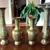 Floral vases solid “brass “made in Senegal all 4 vases for $40 1 thumbnail