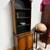 Small Arched Wooden Bookcase Cabinet 1 thumbnail