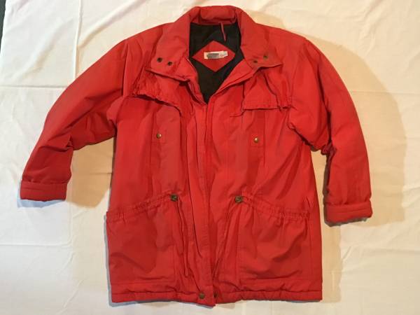 coat womens red   S 1