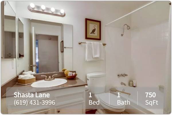 $2,195 / 1br - 750ft2 - Check out our 1 bed / 1 bath. Every convenience your heart desires! (La Mesa - Near Costco and 8 Freeway)63998454331522122