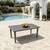 New Outdoor Rectangular Coffee Table Gray 1 thumbnail