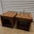 Pair of mid century modern brutalist walnut end tables by Lane 6 thumbnail