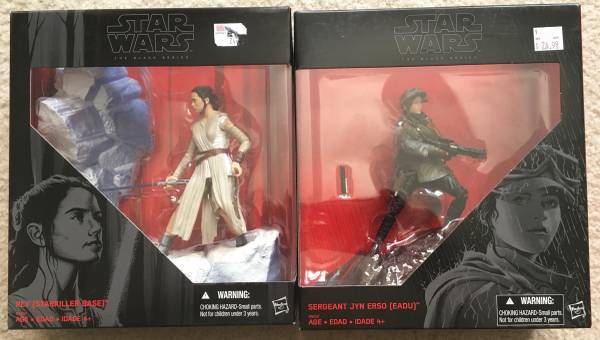 Star Wars The Black Series Sergeant Jyn Erso  and Rey Deluxe 1
