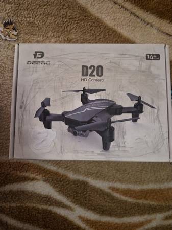 DEERC D20 Mini Drone HD FPV Camera RC 3D Flips 2 Batteries 1