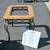 Tables: End; Heavy Metal Side Table w/ Glass Top included  Scroll Legs 8 thumbnail