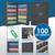 100 Keys Key Cabinet Digital Keypad Wall Safe Refurbished BRAX13370 3 thumbnail