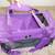 Purple Pet Carrier. Fleece covered removable hard bottom. Shoulder&han 3 thumbnail
