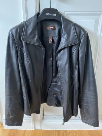 Black leather jacket 1