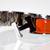 Hermès Clic Clac H Bracelet (Platinum and Orange Enamel, Used, Like Ne 1 thumbnail