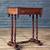 American Classical Revival Mahogany Work Table w/ Turned Legs, c.1920’ 1 thumbnail