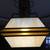 Awesome vintage Billiards/Kit/Dining tiffany/brass/wood CEILING LIGHT 11 thumbnail