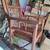 Oversized solid wood rocking chair 1 thumbnail