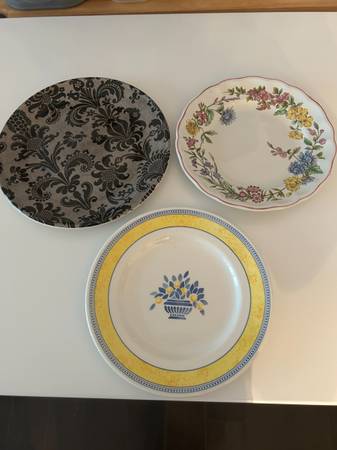 3 Assorted Dessert / Appetizer Plates, Made in England 1