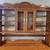 Dining Room Buffet with Lighted Open Hutch - 2-Piece Set - Solid Oak 3 thumbnail